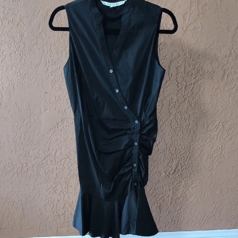 Veronica Beard Black Midi Dress - Picture 1 of 5